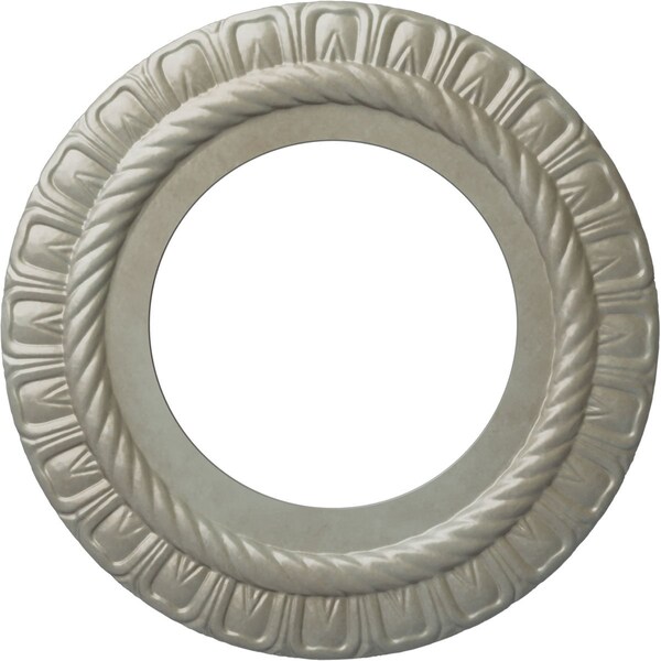Ekena Millwork Claremont Ceiling Medallion (Fits Canopies up to 7"), 10 5/8"OD x 5 3/4"ID x 1/2"P, Flash Gold CM10CLFLS - main